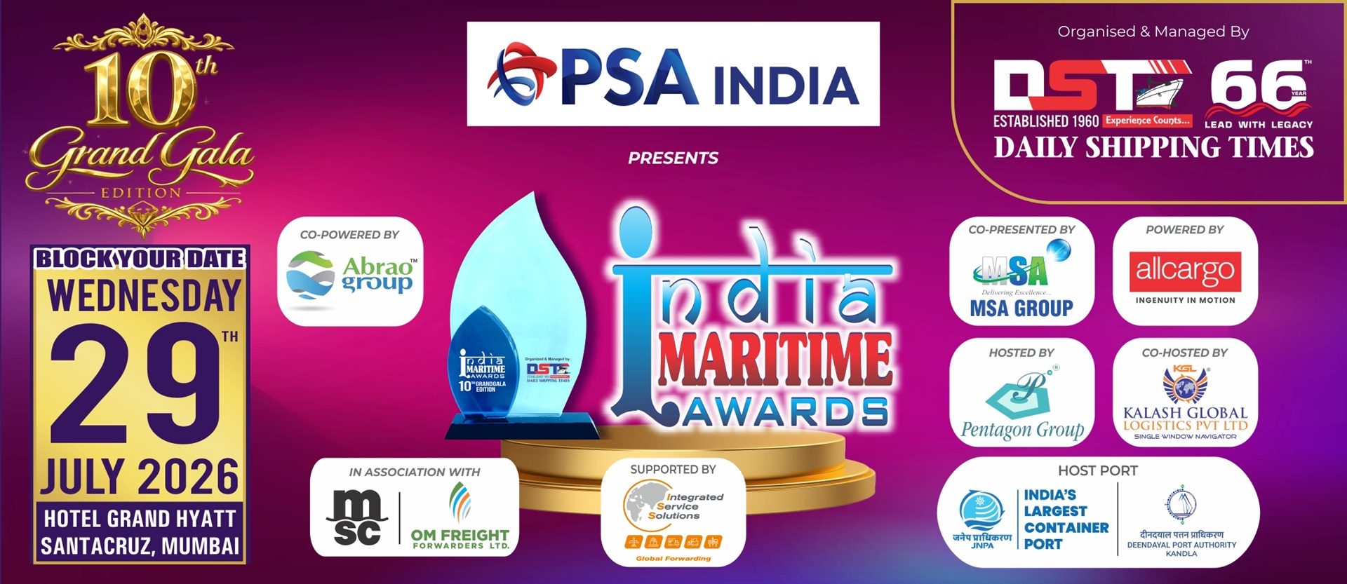 India Maritime Awards - 10th Grand Gala Edition